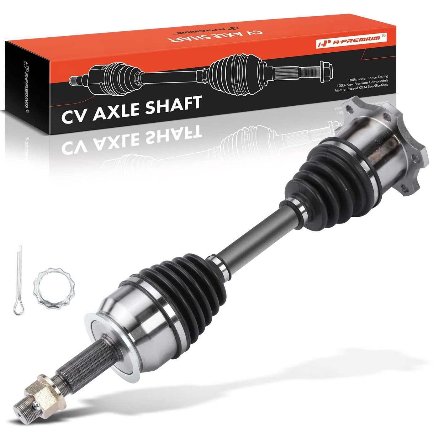 APremium CV Axle Shaft Assembly Compatible with Nissan Pathfinder 20082012 V8 56L Front Driver or Passenger Side Replace 1700641529