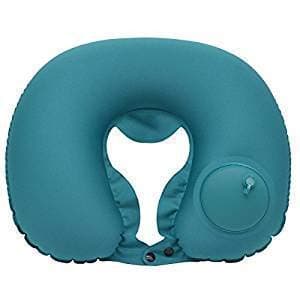 KPS Multi Color Travel Neck Pillow Inflatable Air Cushion Support 1 pc