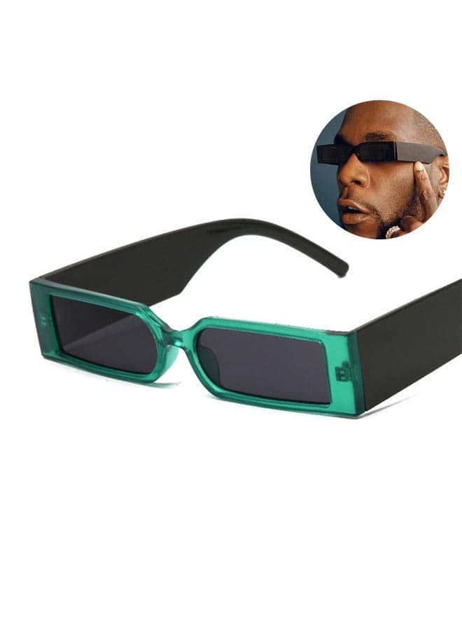 Small Square Sunglasses Protection Glasse, Retro Rectangle Sunglasses Women and Men Vintage, Vintage Driving Glasses 90s Fashion Narrow Square Frame UV400 Protection