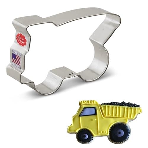 Construction Dump Truck Cookie Cutter 4.5" Made in USA by Ann Clark