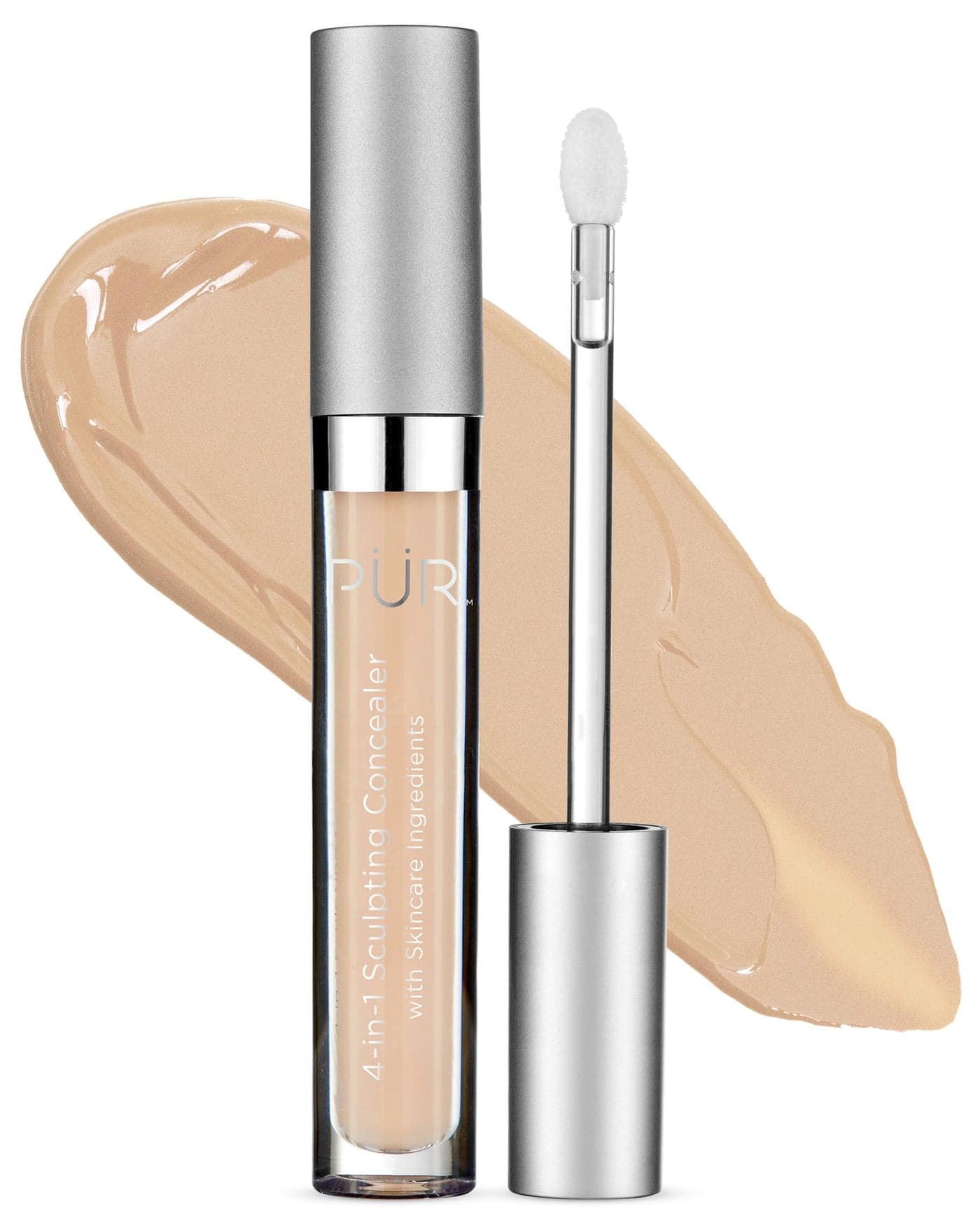 PUR Beauty 4in1 Sculpting Concealer for Women Conceals Brightens Plumps Corrects Hydrating Moisturizing Makeup Concealer with Medium to Full Coverage for Dark Circles Bisque MG2