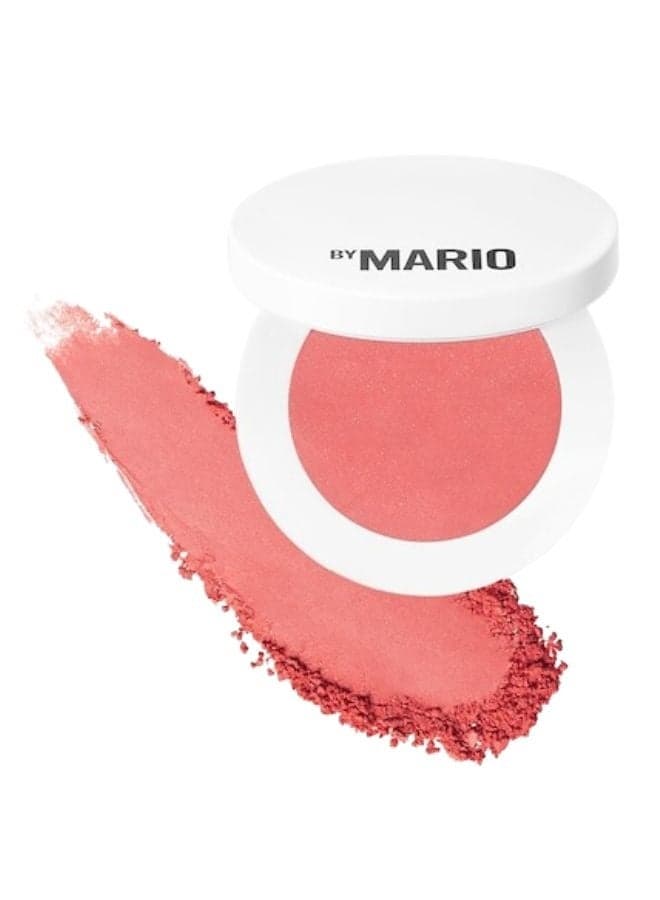 MAKEUP BY MARIO Soft Pop Powder Blush 4.4g – Shade Creamy Peach - Soft Muted Peach, Buildable, Silky-Smooth, Natural Flush Finish