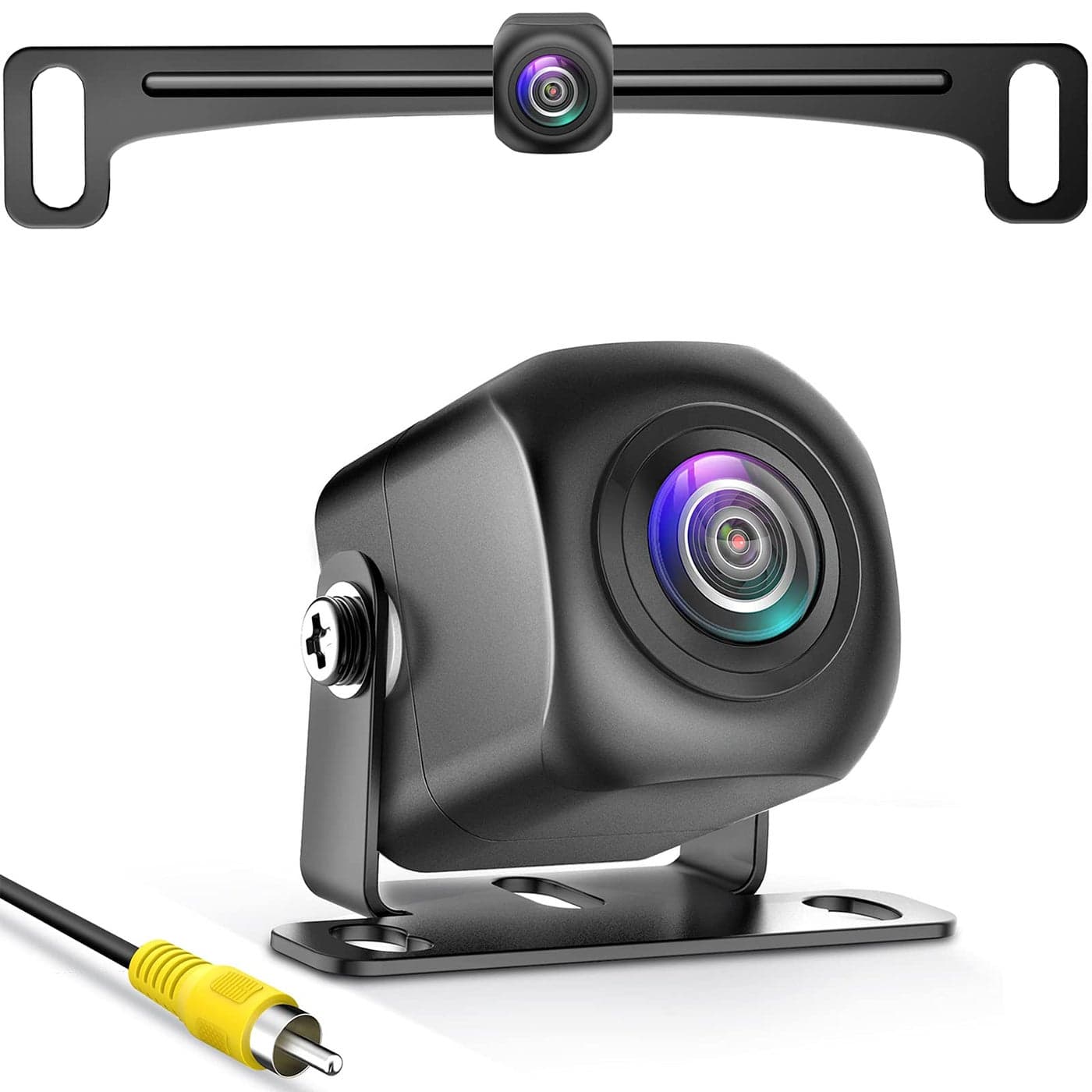PixelMan Backup CameraAHD 1080P Metal 170 Degree Wide Angle Rearview Reversing CameraPMD2AS Clear Night Vision IP69 Waterproof Reverse Rear View Camera for Car Vehicle SUV RV