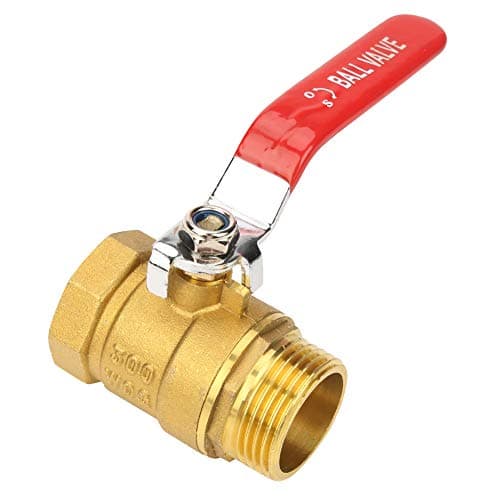 Brass Ball Valve,1" DN25 Level Handle Brass Pipe Ball Valve Male and Female Thread
