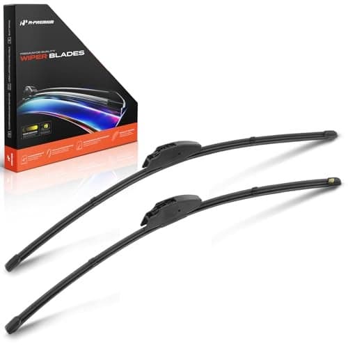 A-Premium APWB065 Windshield Wiper Blades Compatible with Ram 1500/2500/3500 2009-2018 & Dodge Ram 1500/2500/3500 Pickup 2009-2010 - 22" and 22", Hook Connector, w/Wear Indicator & Towel (Pack of 2)