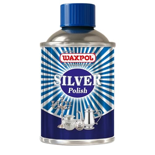 Waxpol Silver Polish 300 ml (100 ml set of 3)– Powerful Silver Cleaner for Jewellery, Coins, Utensils & Pooja Items | Removes Tarnish & Restores Shine