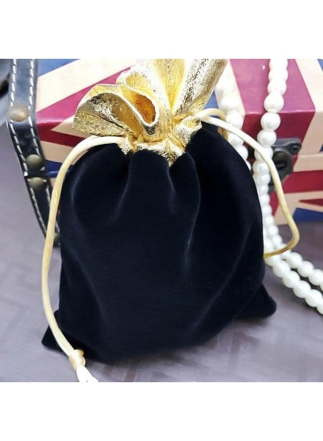 10-Piece Velvet Jewelry Storage Bag Multicolour