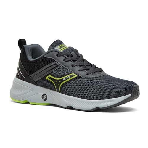 Campus Men's Hurricane D.Gry/BLK Running Shoes - 6UK/India 6G-842