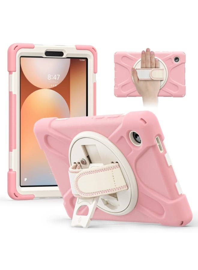 Case for Samsung Tab A11 2025 with pen slot shockproof case with 360 degree rotatable stand hand strap