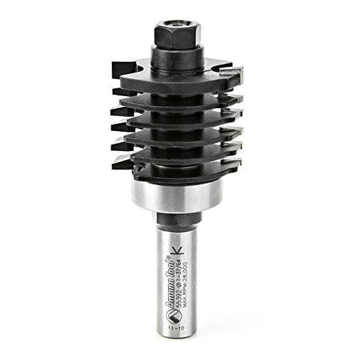 Amana Tool 55392 Carbide Tipped Finger Joint Assembly 1916 Dia x 138 x 12 Shan