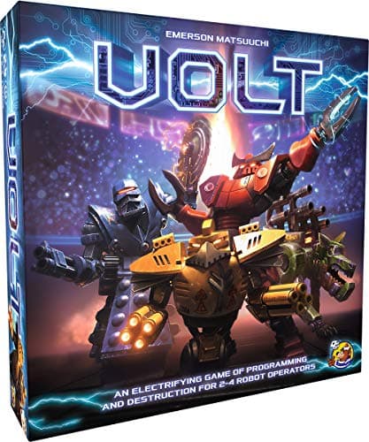 Heidelbear Fantasy Flight Games Volt Board Game Robot Fighting Game SciFi Strategy Game for Family Game Night Robot Battle Game for Adults and Kids Ages 10 24 Players Average Playtime