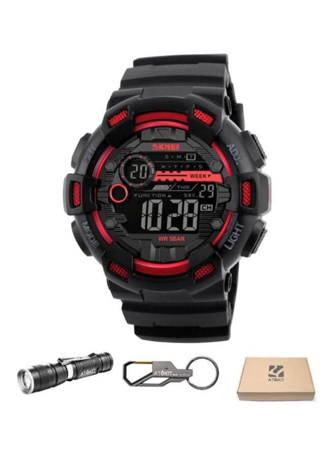 Men's PU-Leather Digital Watch 1243