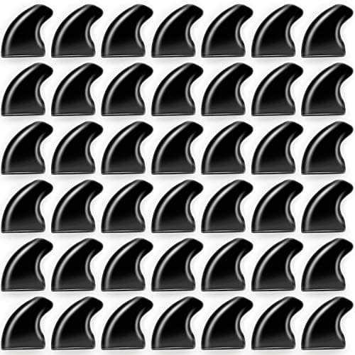 YMCCOOL 100pcs Cat Nail Caps Black Cat Paw Covers Kitten Nail Caps Pet Tips with Adhesives and Applicators Small