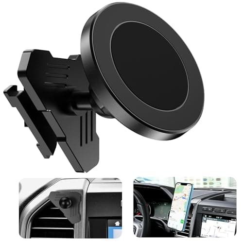 Surfcabin CNC Vent Phone Holder Magnetic Car Air Vent Phone Holder Cradles Mount Compatible with F150 20152020 Super Duty F250 F350 F450 20172021 Universal Bracket Stand for iPhone Android