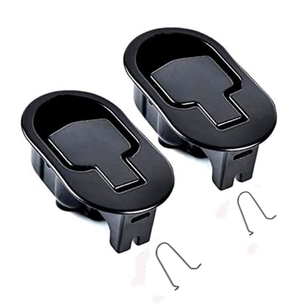 Yoogu 2 pcs Metal Recliner Handles Replacement Parts for Chair Sofa Couch Release 6 mm Black