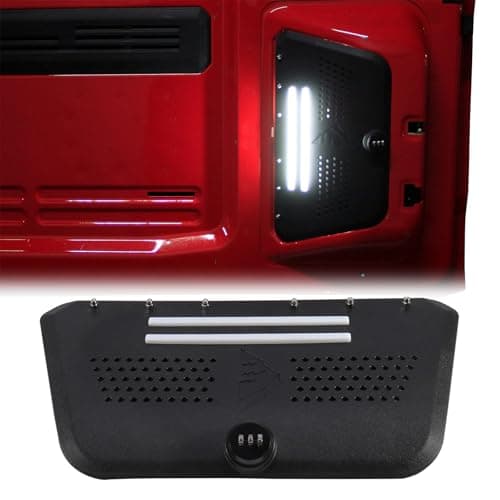 Tempsnow Tailgate Hidden Storage with Lock Light for Ford Bronco 20212026 Tailgate Lock Box