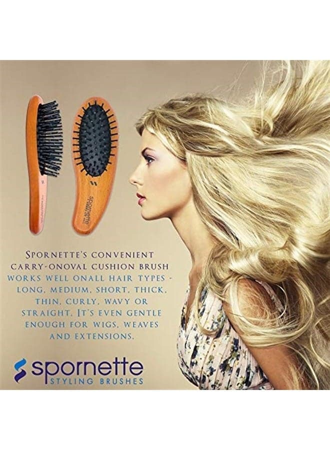 Spornette Carry On Wooden Handle Oval Cushion 30 C