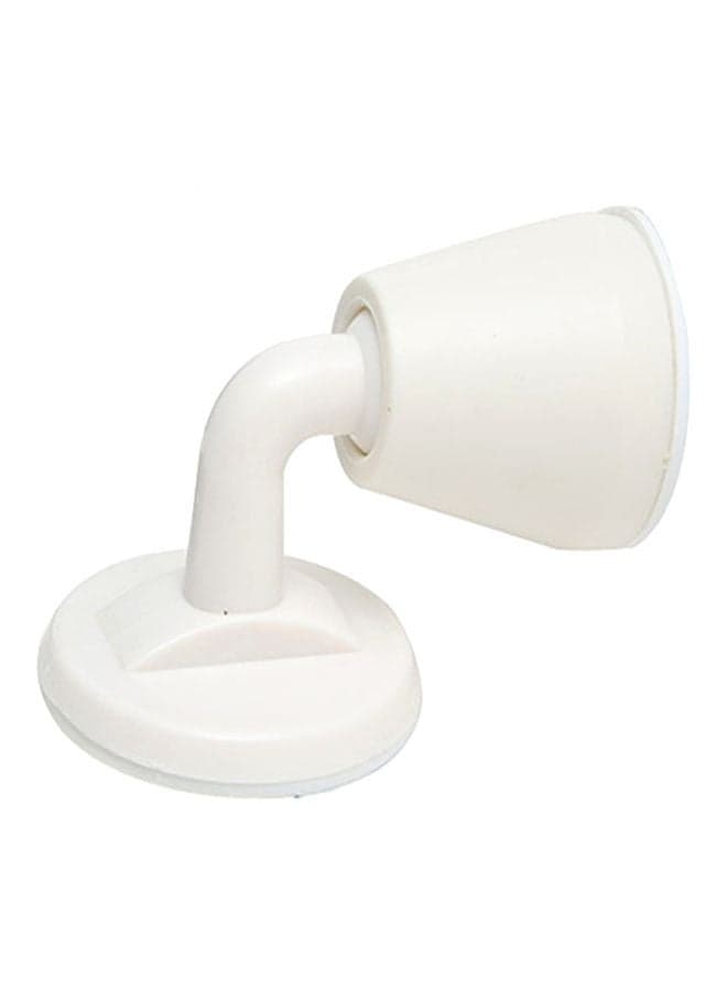 Plastic Door Bumper White 9.1x5.1x5.6centimeter