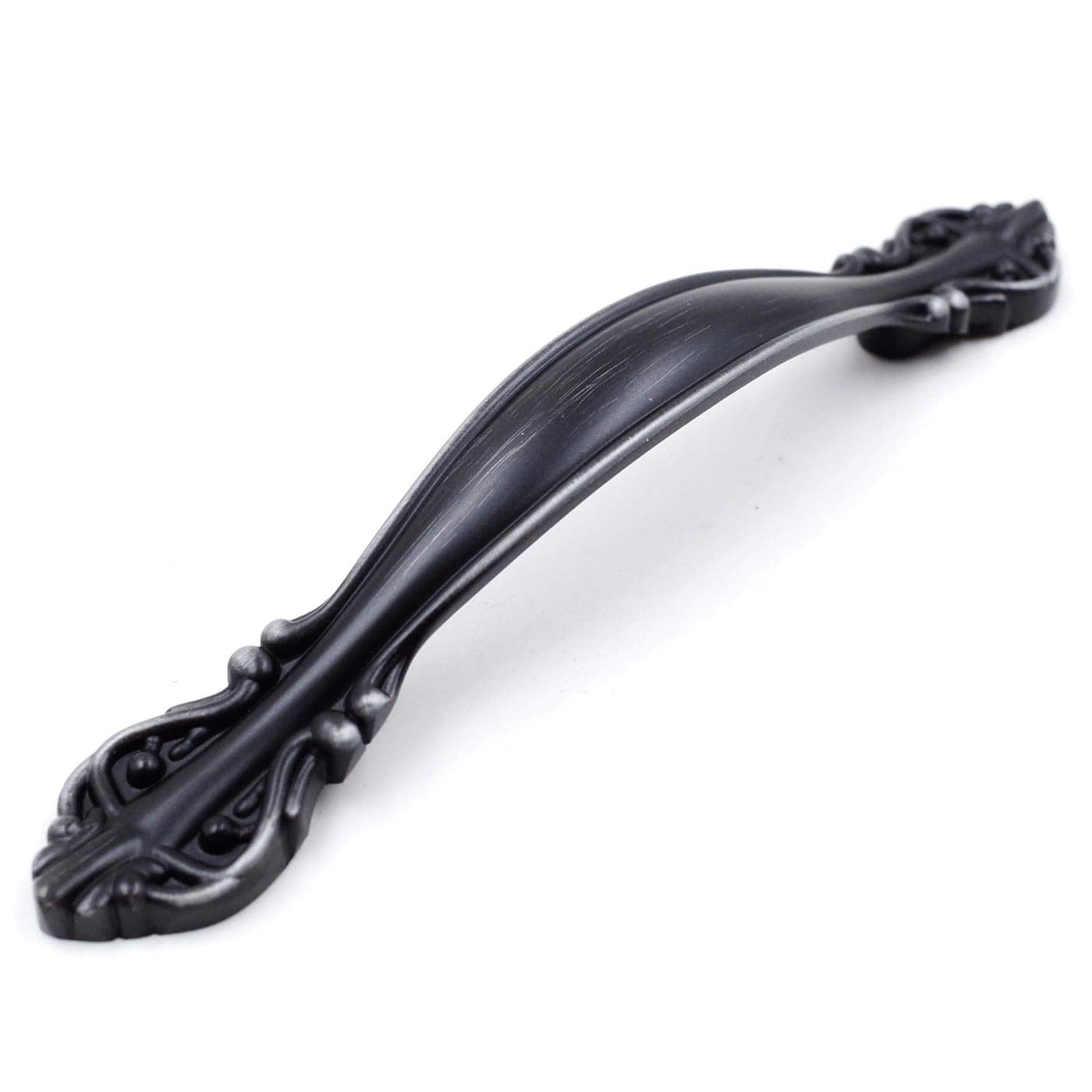 Jetland Cabinet Hardware Handle Pull 10Pack Black with Grey Line 212 64mm Hole Centers PW8803BGL64