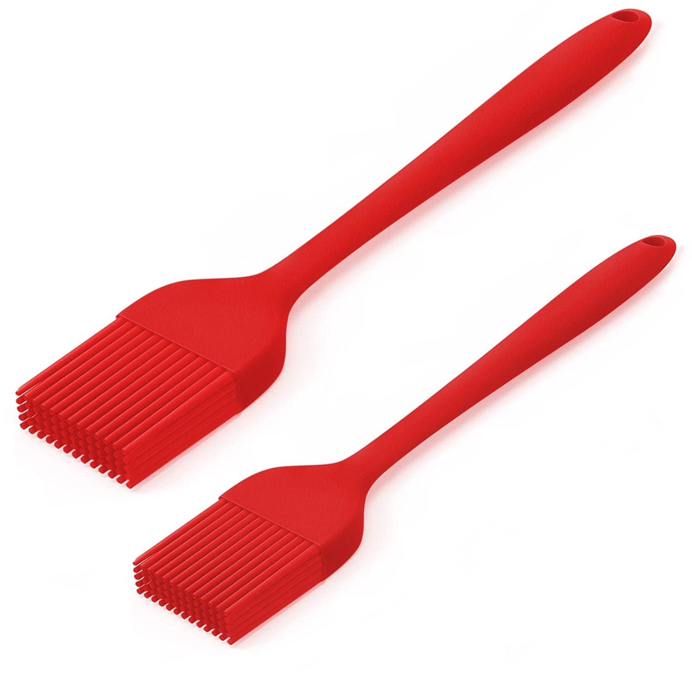 Silicone Basting Pastry Brush Cooking Brush for Oil Sauce Butter Marinades Food Brushes for BBQ Grill Kitchen Baking Baster Brushes Baste Pastries Cakes Meat Desserts Food Grade Dishwasher Safe