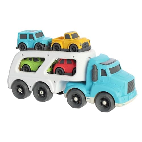 Aurora Toys Versatile Wheatley Car Hauler Toy Imaginative Play Unplugged Play Blue 14 Inches