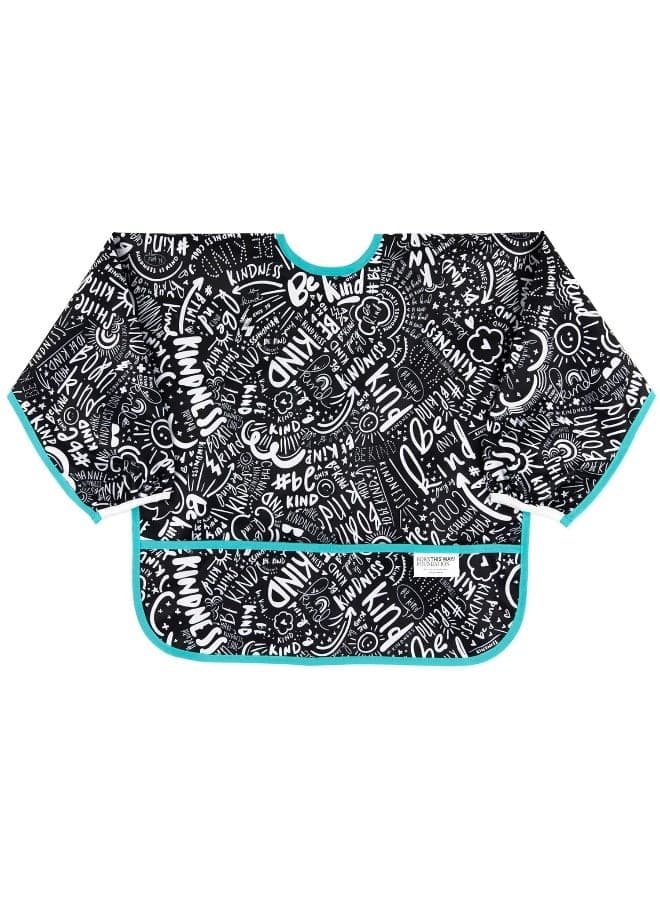 Bumkins Sleeved Bib for Girl or Boy, Baby and Toddler for 6-24 Mos, Essential Must Have for Eating, Feeding, Baby Led Weaning Supplies, Long Sleeve Mess Saving Food Catcher, Born This Way