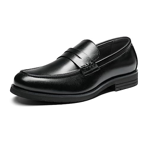 Bruno Marc Men's Dress Slip-on Penny Loafers Business Formal Shoes,Size 10.5,Black,SBLS2339M