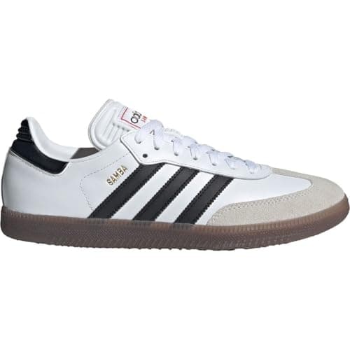 adidas Unisex-Adult Samba Indoor, White/Black/Vivid Red, 11