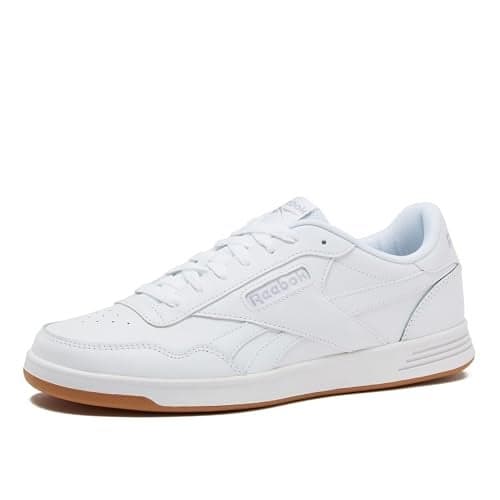 Reebok Court Advance Sneakers for Men - Casual Tennis Mens Shoes Size 6 to 15, White or Black, Footwear White/Cold Grey2/Reebok Gum, 11.5