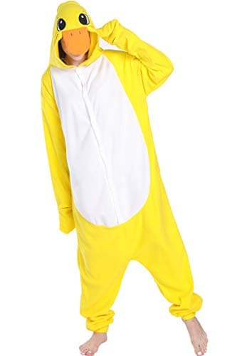 Markest Unisex Onesie for Adult and Teenagers Animal Yellow Duck Cosplay Costumes One Piece Pajama-S