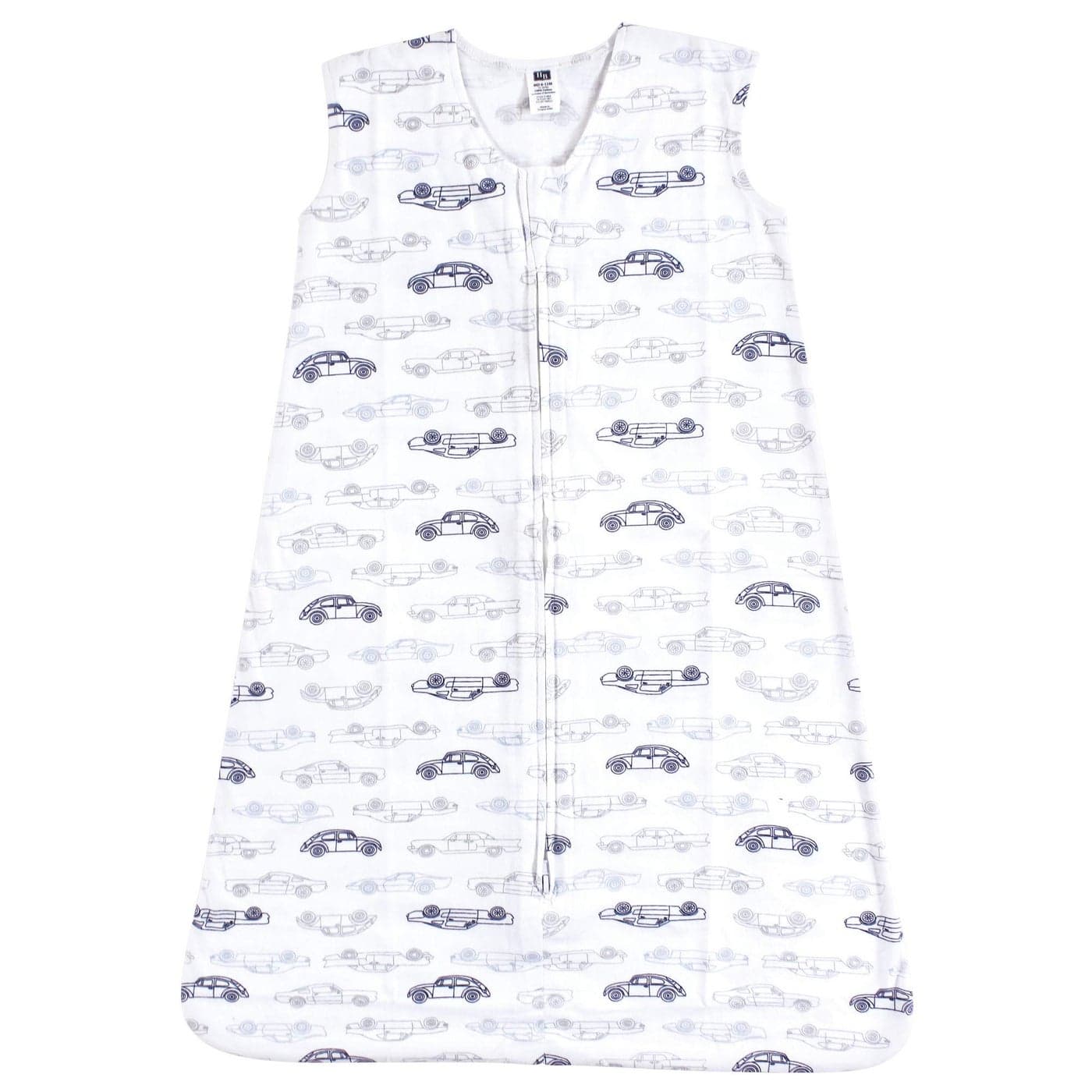 Hudson Baby Unisex Baby Cotton Sleeveless Wearable Sleeping Bag Sack Blanket Classic Cars 1218 Months
