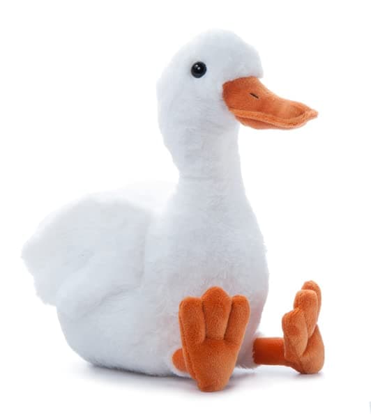 The Petting Zoo Duck Stuffed Animal Plushie Gifts for Kids Wild Onez Farm Animals Duck Plush Toy 12 inches
