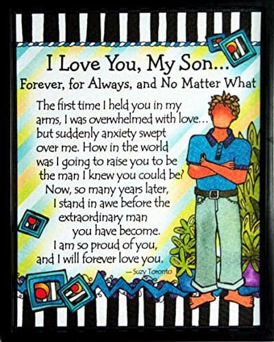 Blue Mountain Arts Son Refrigerator Magnet—A Message of Love and Pride for Your Son, by Suzy Toronto (I Love You, My Son… Forever, for Always, and No Matter What)