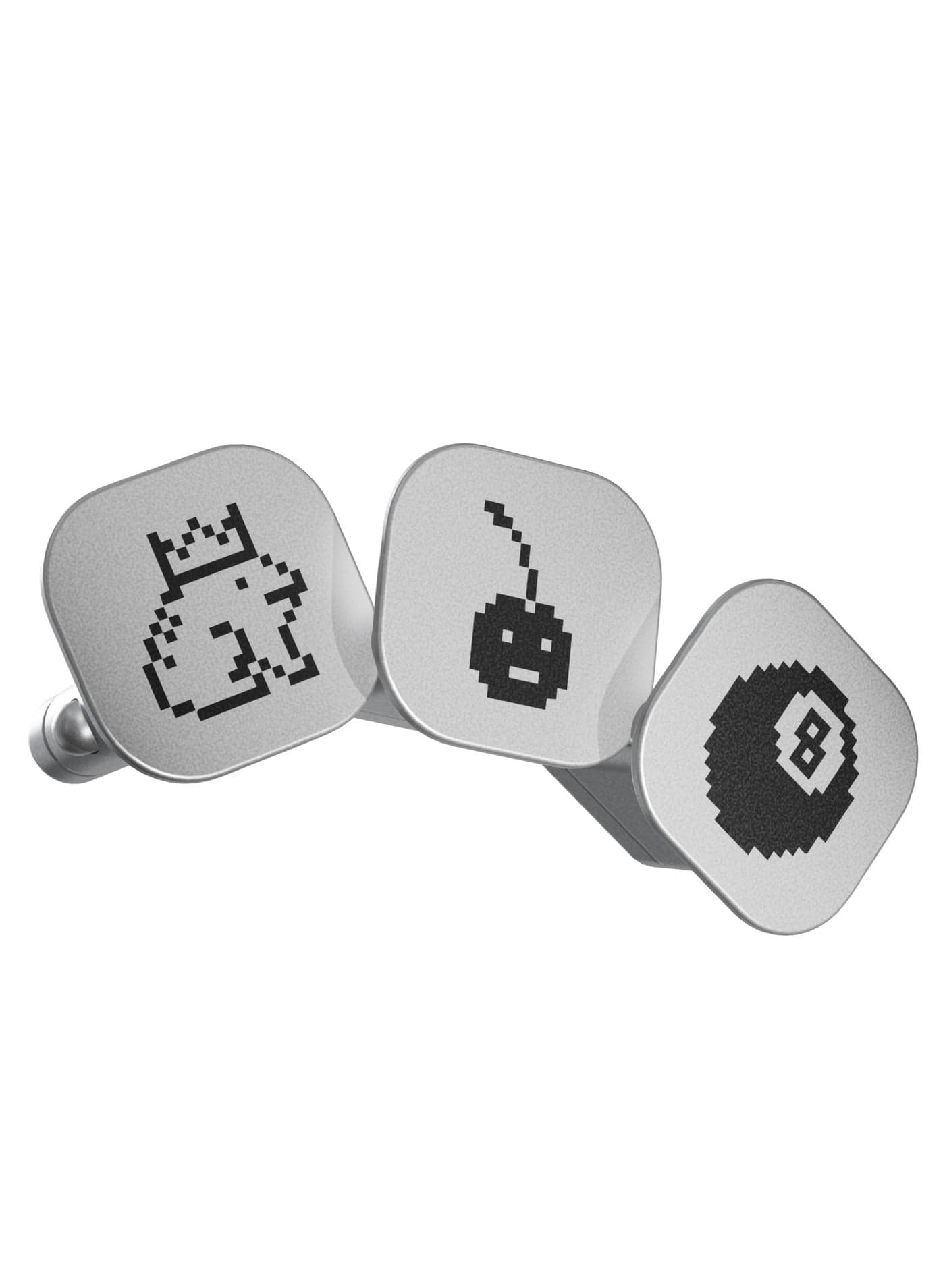 Nano Gen5 Badges | Quick Clip Aluminum Badge Accessory, for Personalization, Customization, and Mood Switch of Nano Gen5 - Pack 3 - 3pcs