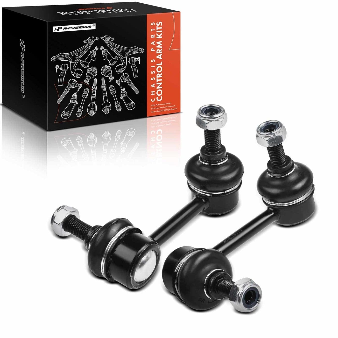 APremium 2 x Rear Sway Bar Links Stabilizer Bar Links Compatible with Honda CRV 20072017