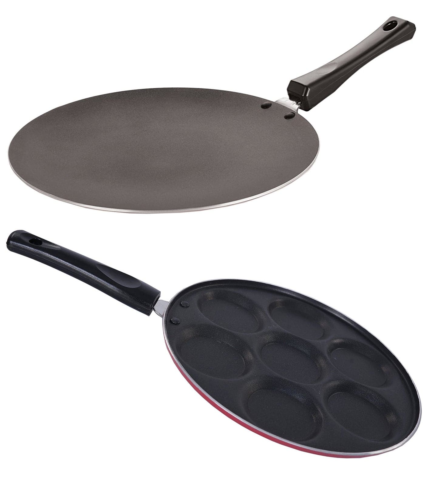 Nirlon Non-Stick Scratch Resistance Roti Tawa and Uttapam Tawa Combo Set, 2.6mm_CT11_UP(7)