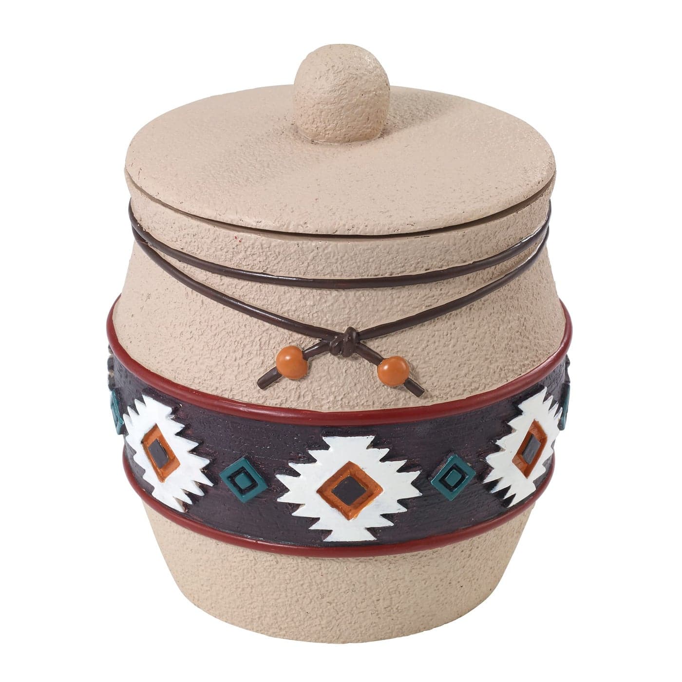 Avanti Linens Covered Jar Guest Bathroom Essentials Aztec Home Decor Navajo Dance Collection