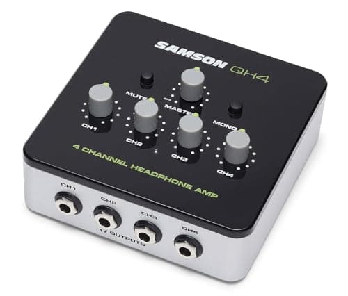 Samson QH4 4-Channel Headphone Amplifier (Restock)