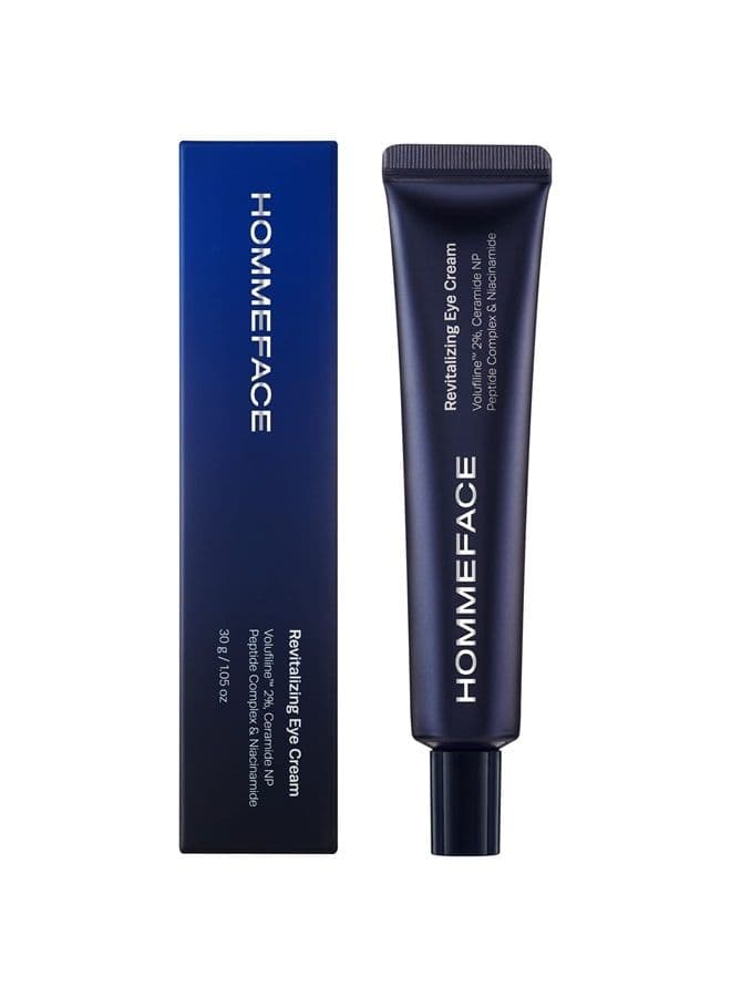 Anti-Aging Revitalizing Eye Cream for Men with Volufiline 2%, Ceramide & Collagen, 1.05 oz