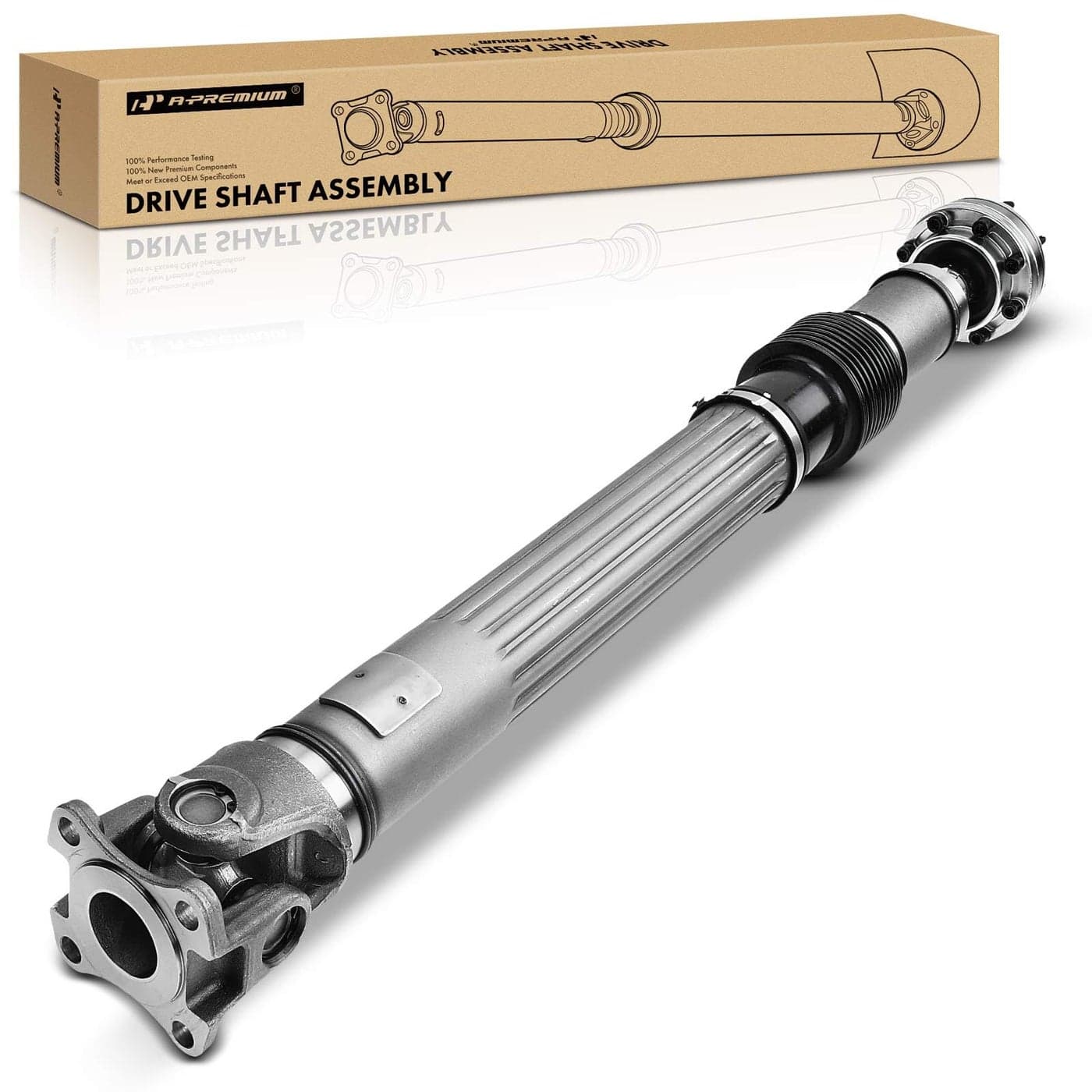 APremium Front Complete Drive Shaft Prop Shaft Driveshaft Assembly Compatible with 2007 2008 2009 2010 2011 Jeep Wrangler JK 38L 4WD 0 to 6 inch Lift Replace 52853321AC 52853317AC