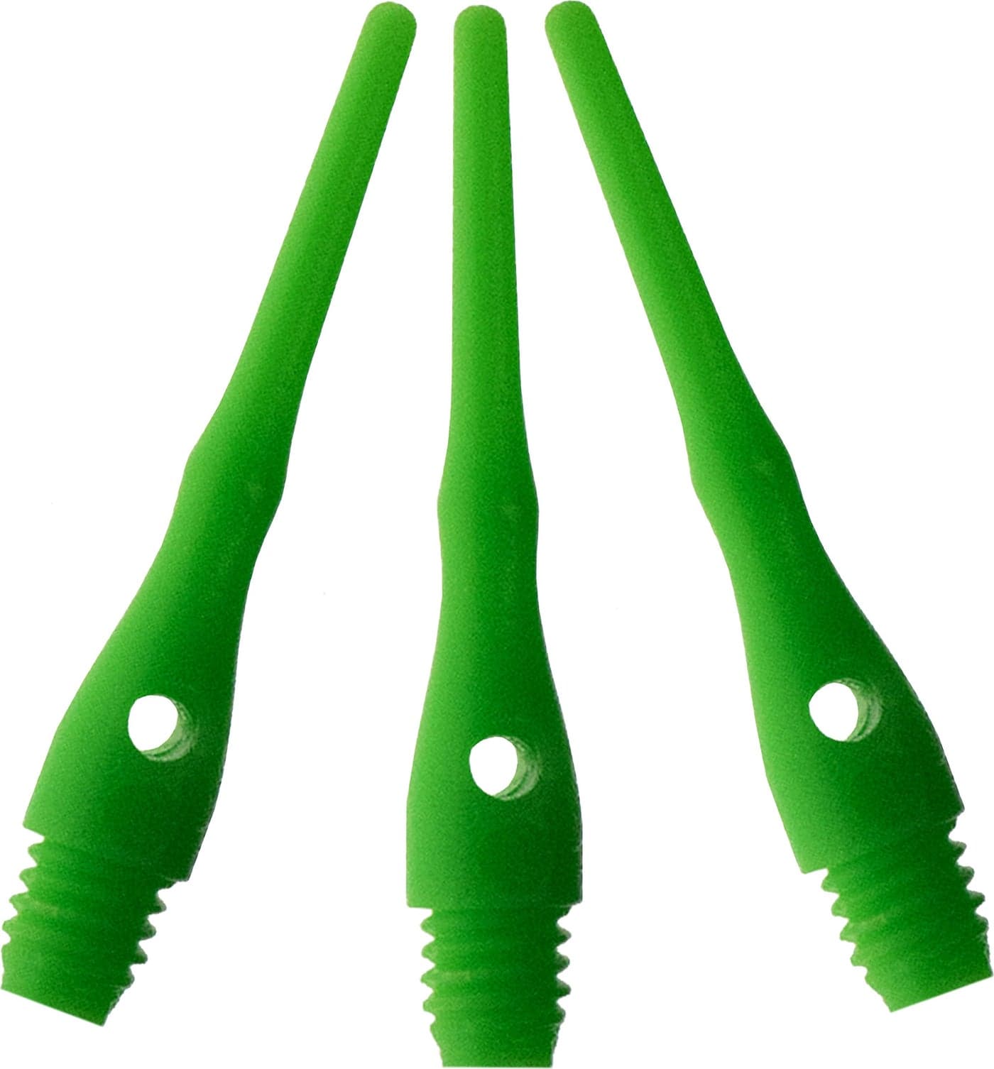 Viper Dart Accessory: Tufflex III 2BA Thread Soft Tip Dart Points, Neon Green, 1000 Pack