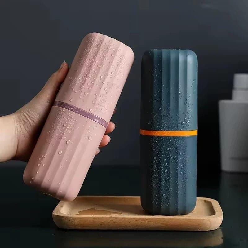 REWOP Plastic Toothbrush Holder Multipurpose Storage Holder Cover (Pack of 1), Organizer for Bathroom Traveling, Camping, Business Trip and School Use, Toothpaste, Shaver, Razor(Multi, Brush Cover)