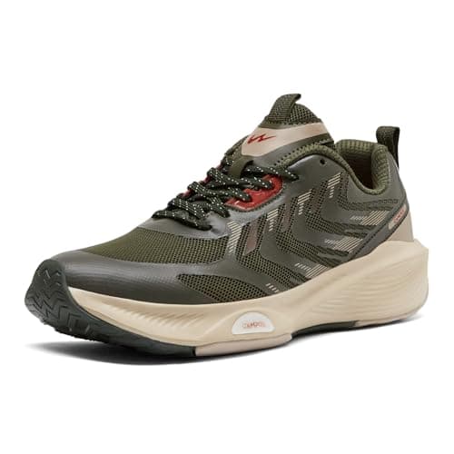 Campus Men's Sniper Olive/L.Beige Running Shoes - 9UK/India 1 Pair