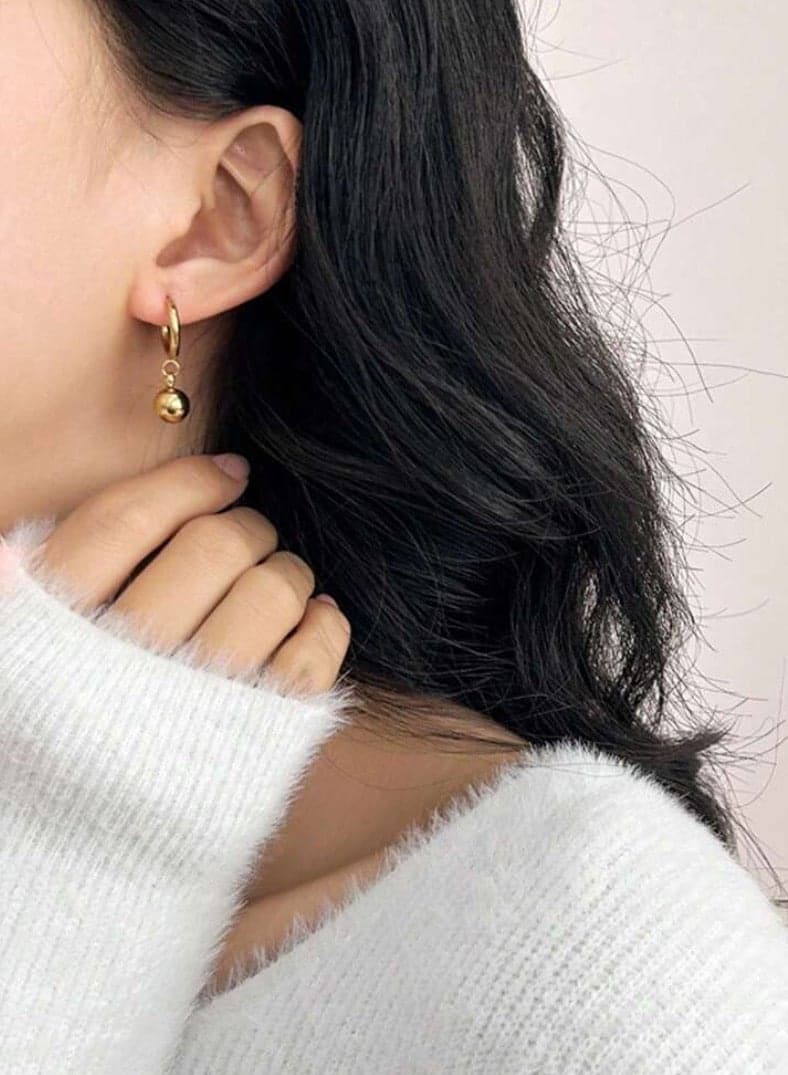 Elegant Stainless Steel Hoop Earrings For Women
