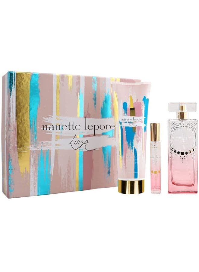 Luna Eau de Parfum 3 Piece Gift Set, 3.4 fl. oz.