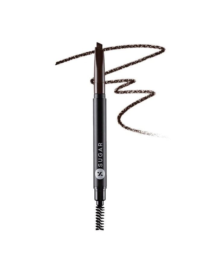 Arch Arrival Brow Definer | Brow Pencil with Spoolie | Lasts Upto 12hrs | Pigmented Eyebrow Pencil | Long Lasting & Natural Finish | 3.5g - 01 Jerry Brown (Medium Brown)