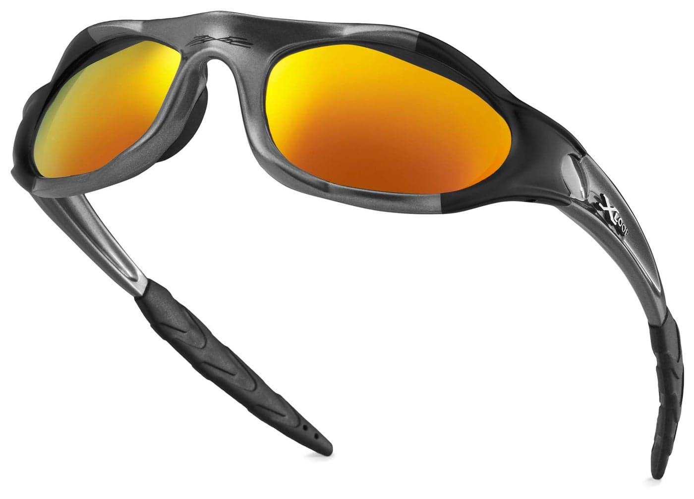 X LOOP Youth Sports Polarized Sunglasses for Boys Kids Teens Age 8-16 Baseball Cycling Running Wrap Around UV400 Glasses