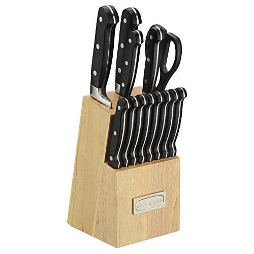 Cuisinart C55TR-14PCB Advantage Cutlery 14-Piece Triple Rivet Knife Block Set