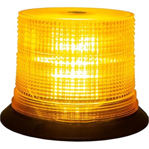Buyers Products SL645ALP LED Beacon Light, 6.5" x 5", 14' On/Off Switch Lead, Permanent, Pipe & Magnetic Mount, Strobe Lights for Trucks, Emergency Lights for Vehicles