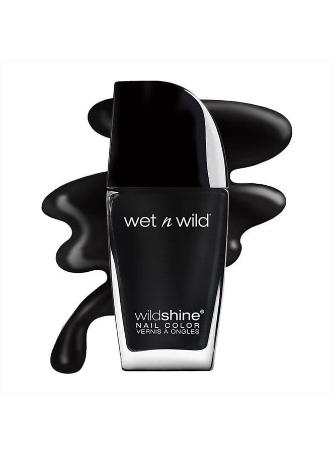 Nail Polish Wild Shine, Black Crème, Nail Color